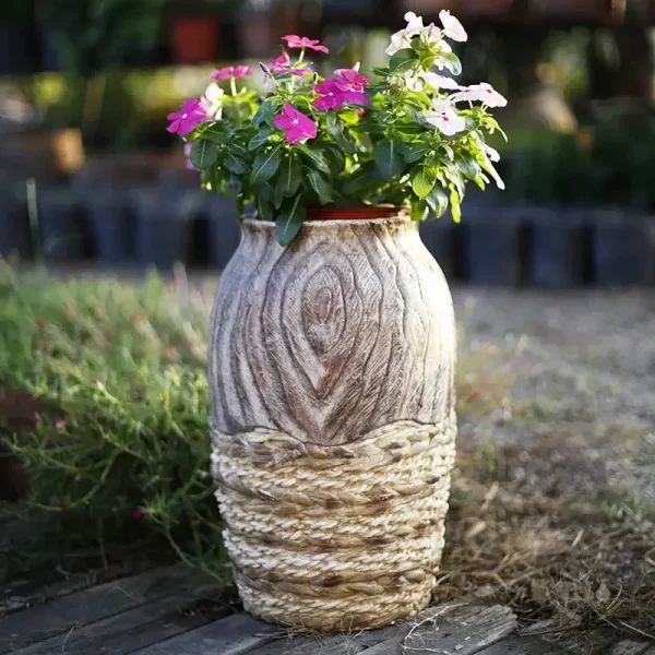 Vase extérieur décoratif pour plantes