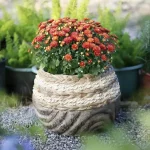 Vase d'extérieur en matériaux durables