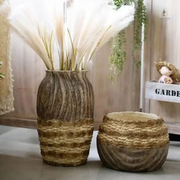 Pot moderne pour aménagement extérieur