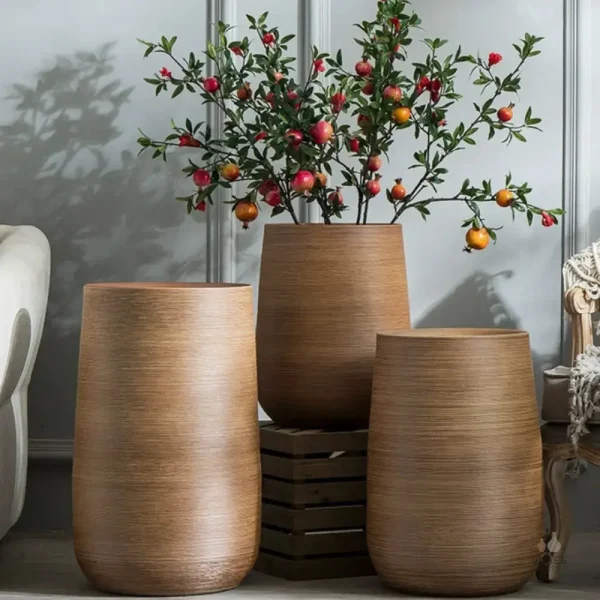 Pot de fleur grande taille en extérieur