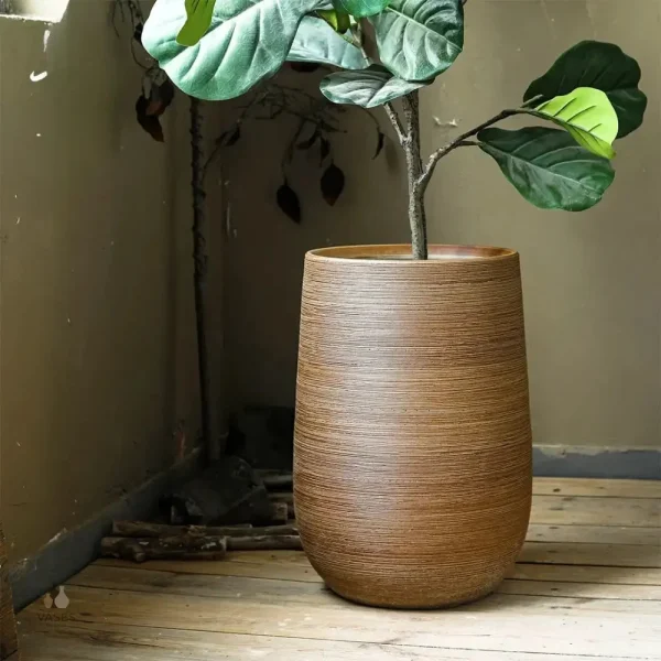 Pot de fleur XXL au design contemporain