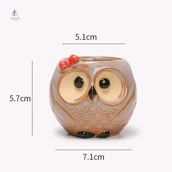 Design de pot hibou pour égayer vos espaces verts