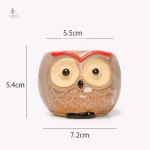 Pot décoratif hibou pour un style unique dans la maison