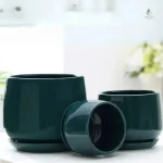 Vase en céramique idéal pour fleurs d'intérieur