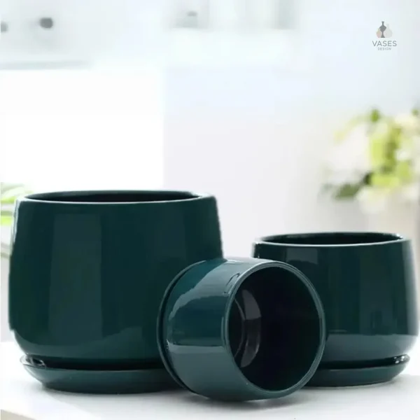 Vase en céramique idéal pour fleurs d'intérieur