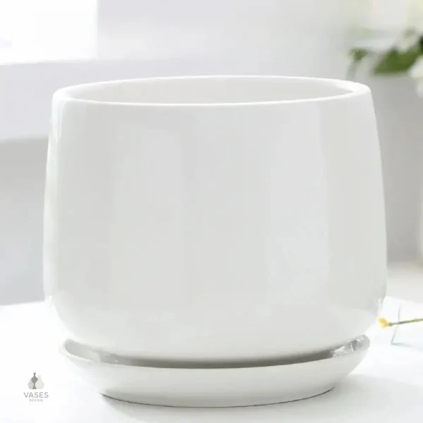 Pot décoratif en céramique pour jardin intérieur