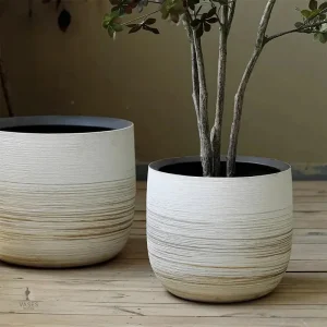 Pot de fleur contemporain pour décoration intérieure