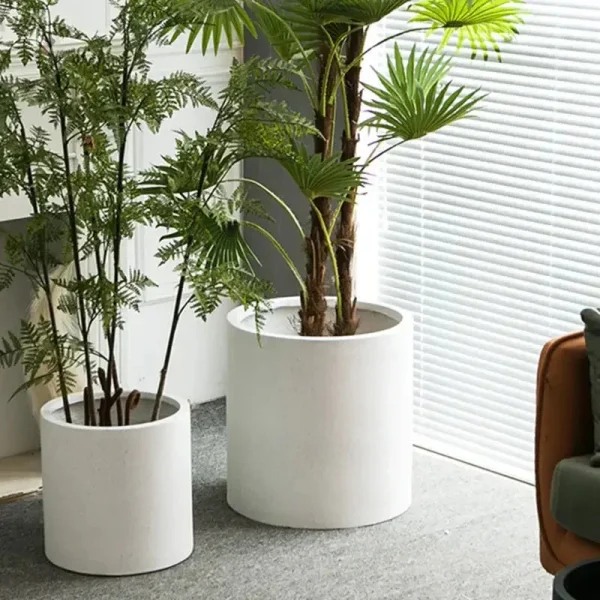 Pot de fleur design pour intérieur 40 cm
