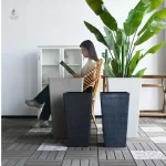 Pot de fleur intérieur XXL pour décoration moderne