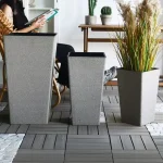 Grande jardinière intérieure pour un aménagement réussi