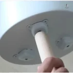 Pot de fleur sur pied en métal pour intérieur