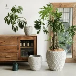 Pot de fleur moderne en céramique élégante