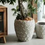 Conteneur de plantes au design contemporain