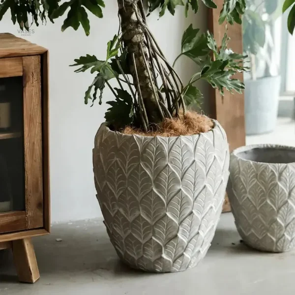 Conteneur de plantes au design contemporain