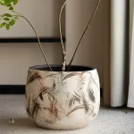 Vase design pour plantes d'intérieur