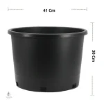 Grand pot en plastique pour plantes d'intérieur