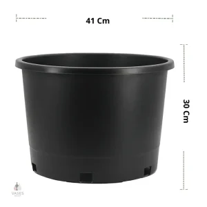 Grand pot en plastique pour plantes d'intérieur