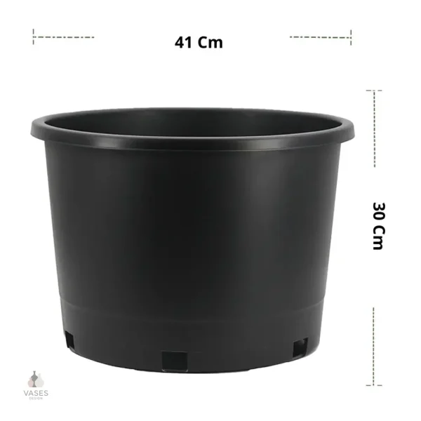 Grand pot en plastique pour plantes d'intérieur
