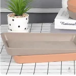 Soucoupe rectangulaire pour pot de fleur