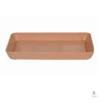 Soucoupe en plastique pour pot de fleurs rectangulaire