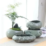 Pot de fleur décoratif rétro pour intérieur