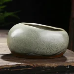 Pot en métal au look rétro pour vos plantes