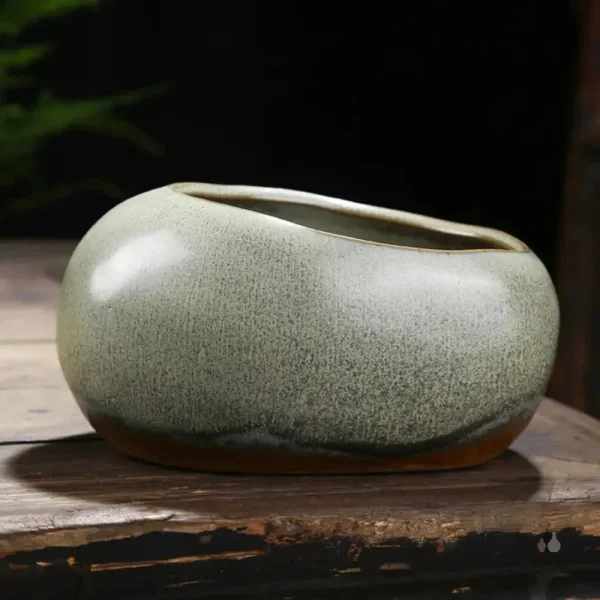 Pot en métal au look rétro pour vos plantes