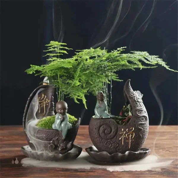 Pot de fleur chinois élégant pour décoration intérieure