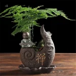 Vase décoratif chinois pour plantes d'intérieur