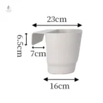Pot blanc élégant pour décoration florale en suspension
