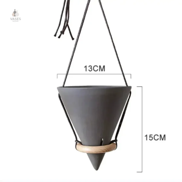 Pot de fleur suspendu pour un intérieur chic et naturel