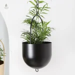 Pot de fleur intérieur avec support suspendu