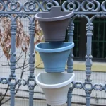 Pot de fleur suspendu en plastique