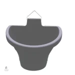 Pot de fleurs en plastique, pratique et esthétique
