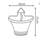 Pot de fleurs suspendu pour embellir votre espace