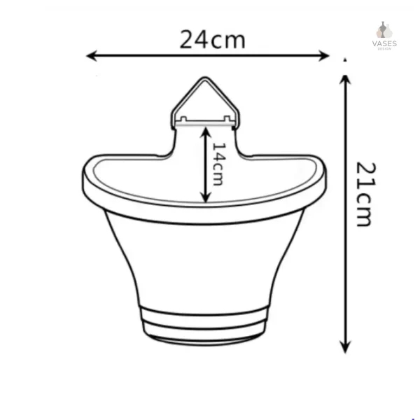 Pot de fleurs suspendu pour embellir votre espace