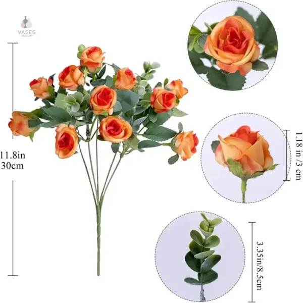 Fleur artificielle rose, accessoire de décoration chic