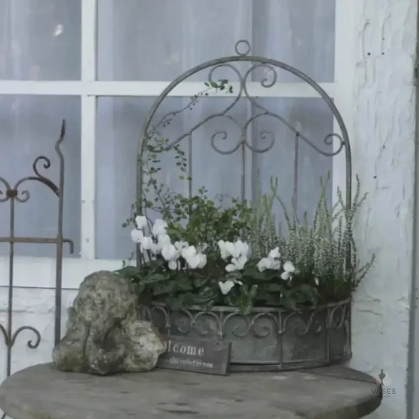 Élégant support pour pot de fleurs