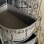 Décoration murale avec pot de fleur