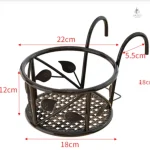 Support de jardinage pour pots de fleurs suspendus
