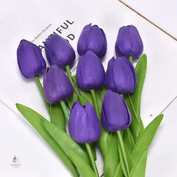 Fleurs de tulipe artificielles, éclat et longévité