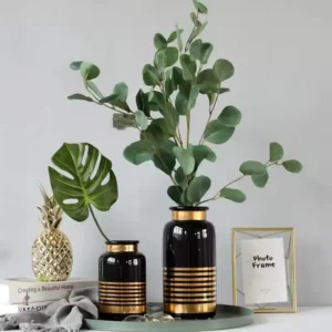 Vase design simple de 30 cm pour fleurs
