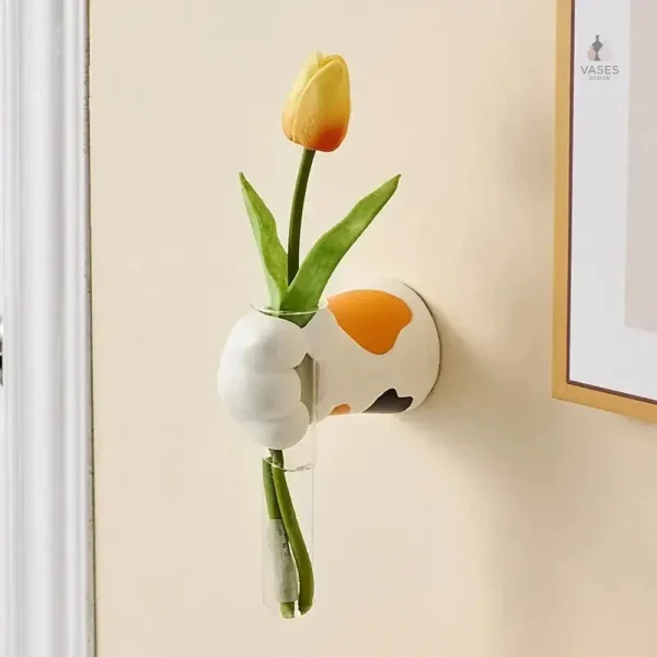 Vase mural décoratif à accrocher au mur