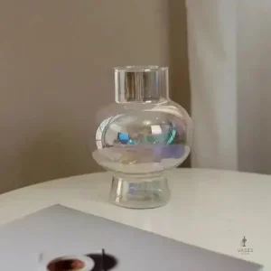 Vase à fleurs en verre moderne pour intérieur