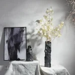 Vase décoratif pour fleurs avec style contemporain