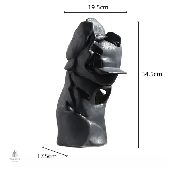Vase à fleurs au look innovant et distinctif