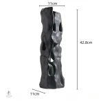 Vase à fleurs au design atypique et séduisant