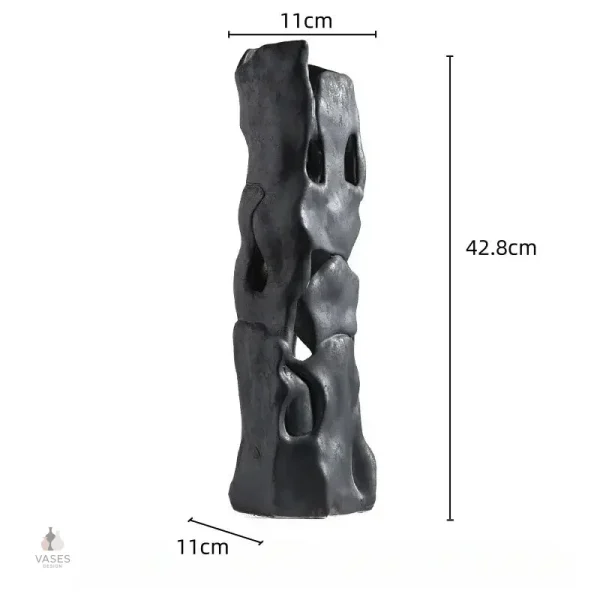Vase à fleurs au design atypique et séduisant