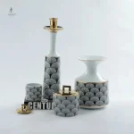 Vase à fleurs en porcelaine élégant et raffiné