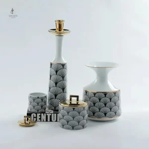 Vase à fleurs en porcelaine élégant et raffiné